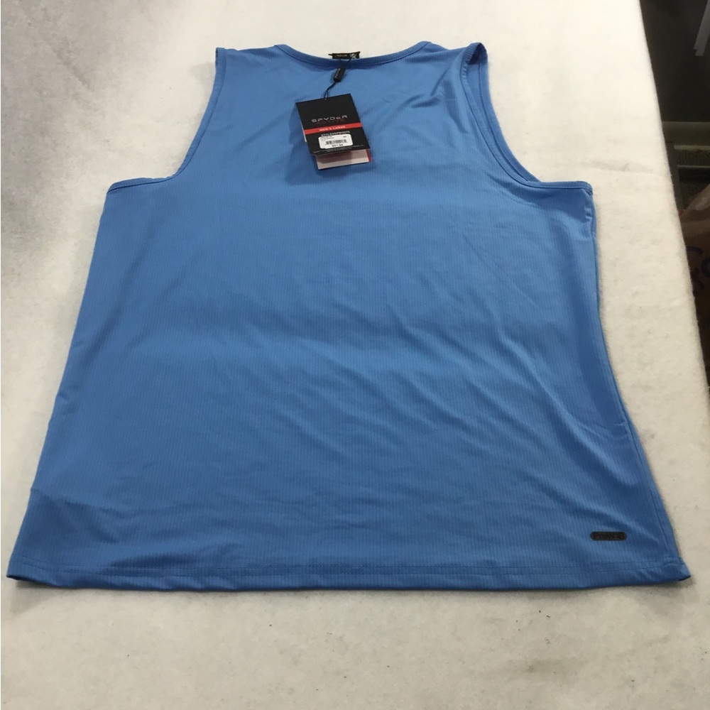 Spyder Men's Blue Tank Top Size Large NWT #0417